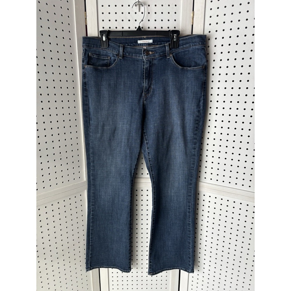 Levi's Classic Bootcut Denim Jeans Women's 16M 33x32 Medium Wash‎ Blue